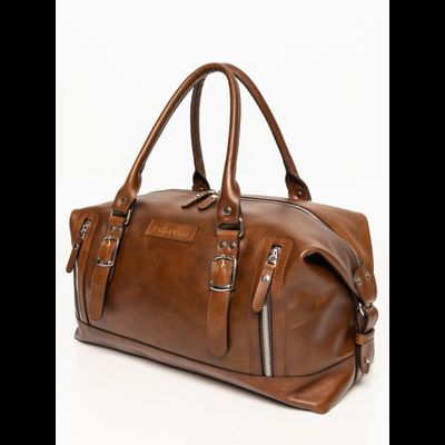 Кожаная дорожная сумка Ravenna Premium brown (арт. 4047-63)