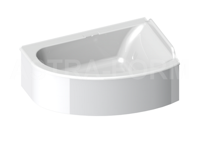 Astra-Form ванна Анастасия правосторонняя 182/125 см белая