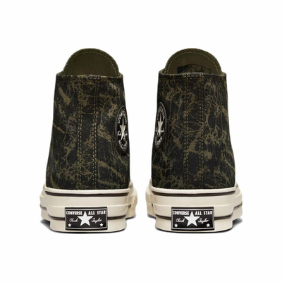 Кеды Converse Chuck Taylor 70 Rock Texture Jacquard высокие зеленые