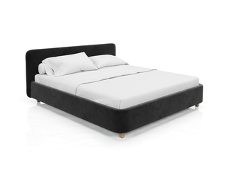 Кровать "Стелла" черного цвета