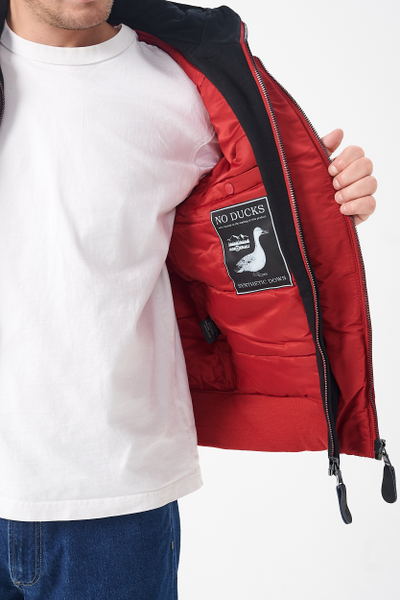 Куртка MA-1 HOODED RED/RED