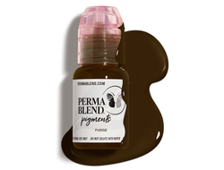 (УЦЕНКА) "Fudge" - Пигмент для татуажа бровей Perma Blend (США)