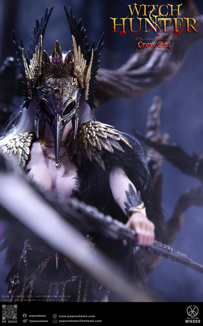 Воронья ведьма (стандартная версия) - Коллекционная фигурка 1/6 Witch Hunter Series The Crow Girl Standard Version (WH-004) - POP COSTUME