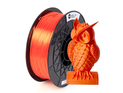 SILK PLA пластик FL33 1.75мм для 3D принтера 1кг. Оранж