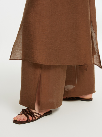 Брюки палаццо-сканты