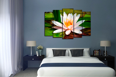 Модульная картина "Водная лилия"