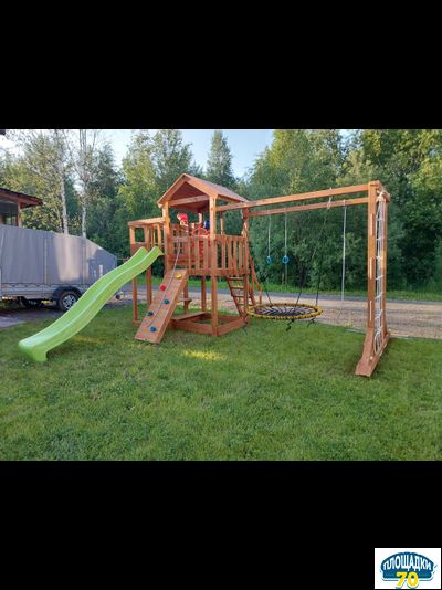 Детская площадка Савушка Мастер 4 Plus (горка 3 метра)