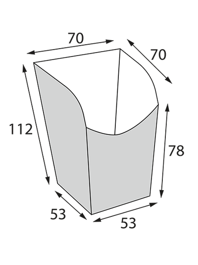 Упаковка для снеков (SNACK CUP M) 400 мл