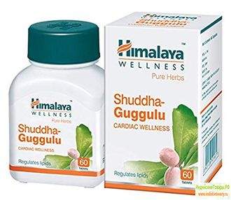 "ШУДДХА ГУГГУЛУ"- для обмена веществ, 60 таб, производитель Хималая; Shuddha Guggulu, 60 tabs, Himalaya