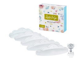 Набор силиконовых валиков Lash&Go, 5 пар, размеры S, M, M1, M2, L