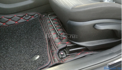 3D коврики из экокожи KIA Cerato