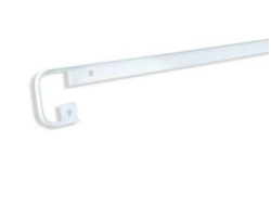 СОЕДЕНИТЕЛЬНАЯ планка для столешниц 38мм с завалом R9мм Белая