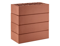 Кирпич облицовочный Темно-красный Гладкий 1NF 250х120х65 М150-175 ЛСР