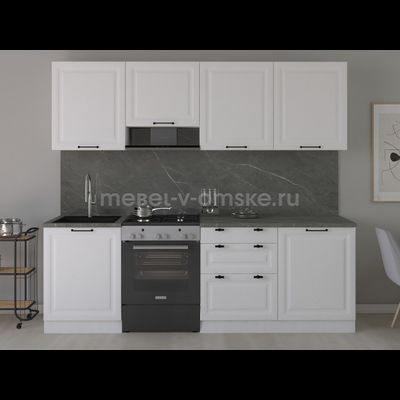 ЛЕ5028 Кухня Винчи №5 (1800+600). Размер: 2400*600