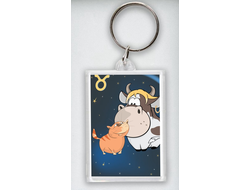 Брелок с символикой "Быка" №2