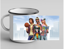 Кружки металлические эмалированные The Sims, Симс