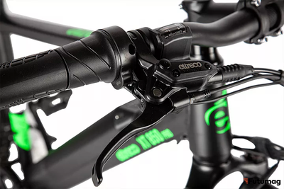 Электровелосипед Eltreco XT 850 Pro серо-зеленый