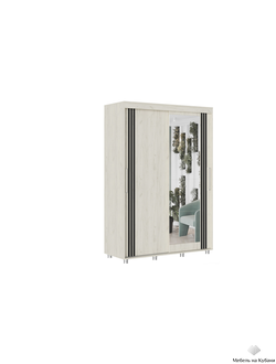 Форест 1.5 м шкаф-купе  Дуб крафт белый