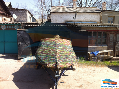 Тент на лодку ОБЬ 3