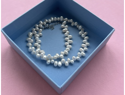 Чокер с натуральным жемчугом