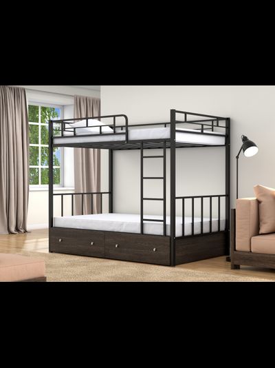 Двухъярусная кровать Валенсия 120 Черный