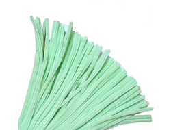 Синельная проволока мятная пушистая 100 штук для рукоделия