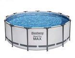5618W BW Каркасный бассейн Steel Pro Max 396х122см, 12690л, фил.-насос 3028л/ч, лестница, тент