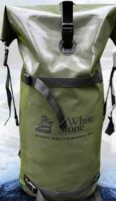 ГермоРюкзак 50л White Stone походный жестк. Хаки
