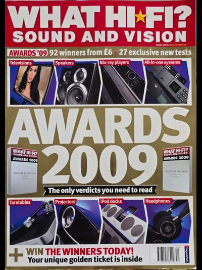 What Hi-Fi? Magazine Awards 2009 Иностранные Hi-Fi журналы в Москве в России, Intpressshop, Intpress