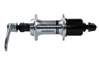 Втулка задн. Shimano RM30, кас. 8 ск, 32H, обод., QR, серебр.