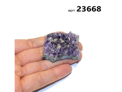 Аметист натуральный (друза) Бразилия арт.23668: 27,2г - 47*34*16мм