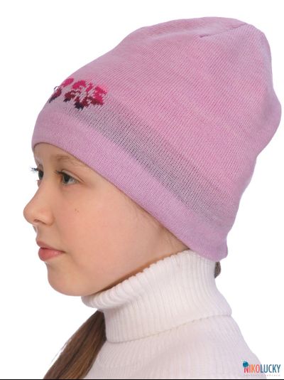 Шапка  21201-03, цвет сиреневый р. 54-56