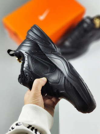 Nike Air Monarch Black Зимние С Мехом