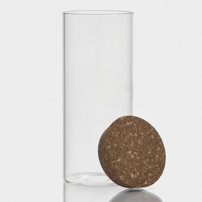 Банка для хранения сыпучих с пробковой крышкой