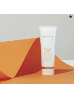 Солнцезащитный водостойкий матирующий крем. HERA Sun Mate Leports PRO WATERPROOF SPF50+/PA+++