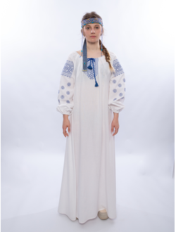 Платье-рубашка "Купальские Узоры"