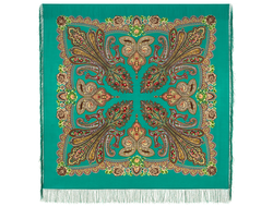 Павловопосадский платок Царевна лягушка 1447-6