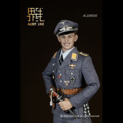 ПОВРЕЖДЕНА КОРОБКА - Летчик Люфтваффе - Коллекционная ФИГУРКА 1/6 scale WWII Luftwaffe Fighter Ace (AL100030) - Alert Line