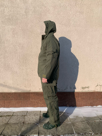 Костюм мембрана + флисовый костюм олива (2в1) Размеры: M, XXL 3XL