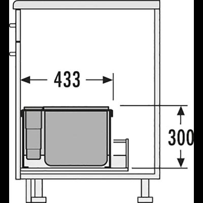 Встраиваемая система 85,2л XXL Hailo