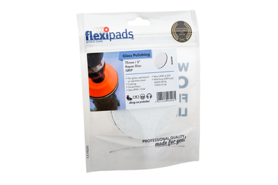 FlexiPads - 75 мм круг для полировки стекла (поливискоза)
