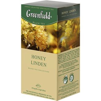 Чай  черный Greenfield  Honey Linden 25 пак.