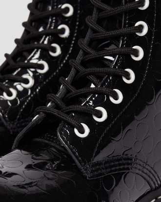 White patent dr martens boots hot sale