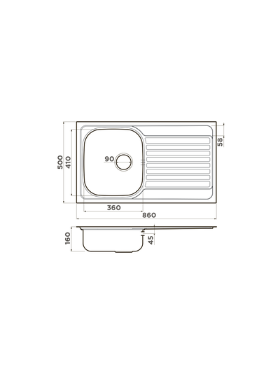 МОЙКА OMOIKIRI KASHIOGAWA 86 IN