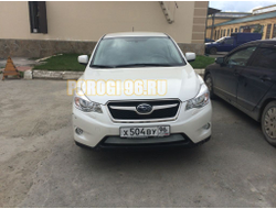 Защита радиатора Subaru XV 2012-2016 chrome