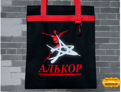 СУМКА-ШОППЕР С ПЕЧАТЬЮ ФЛЕКС "Алькор"