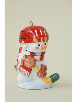 Снеговик "Хоккеист" (спортсмен)