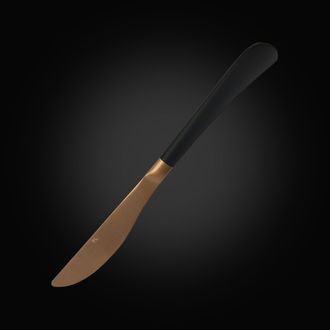 Нож столовый 23,1 ручка матовый черный, медь PVD Provence [81280025]