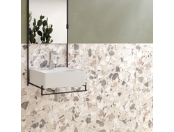 Теrrаzzo-X, 60х60 см, керамогранит, Cветлый Лаппато Ректификат (9 мм), K949767LPR