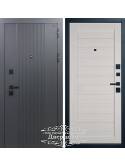 ВФД (VFD) ВЛАДИМИРСКАЯ ФАБРИКА ДВЕРЕЙ/ BALANCE Twin. ATUM 6/ ЭКОШПОН Sharkskin - Bianco/ ТОЛЩИНА 112 мм/ ТРИ КОНТУРА/ МИНЕРАЛЬНАЯ ПЛИТА